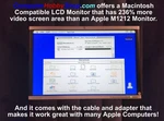 Beat Apple Highres Color Monitors Get Lcd W 236% Larger Screen -includes Adapter. Fixed Price $79.95.