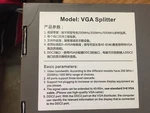 Vga Video Splitter Distribution Amplifier 250MHZ High Dtech Powered 1 In 4 Out. Fixed Price $35.00.