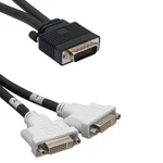 8" DMS-59 60 Dual Link Dvi-i MALE/FEMALEX2 Cable Monitor Display Quadro. Fixed Price $26.44.