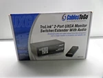 Cablestogo Trulink 2-PORT Uxga Monitor Switcher/extender With Audio 39971 New. Fixed Price $15.99.