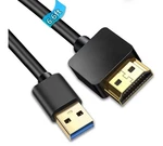 Usb Hdmi Adapter Cable Male 1080P Monitor Windows Only. Fixed Price $6.99.