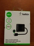 Belkin Usb-c Vga Port Hdmi Adapter Projector Video Cable. Fixed Price $12.00.
