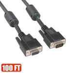 100FT Svga Hd 15PIN Female Monitor Cable Extension Cord Ferrite Core. Fixed Price $66.98.