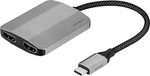 Insignia- Usb-c To Dual 4K Hdmi Adapter Gray. Fixed Price $49.99.