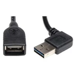 Tripp Lite UR024-18N-RA Reversible Usb Extension Cable, Black. Fixed Price $6.99.