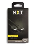 Nxt Technologies (NX51763) 6' Displayport 4K Audio/video Cable, Black - Nib. Fixed Price $9.99.