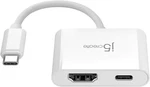 J5CREATE Usb-c To 4K Hdmi Adapter With Power Delivery White. Fixed Price $15.95.
