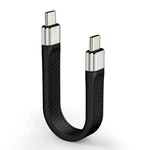 Short Usb To Cable Flat, 40G 8K Display For Thunderbolt 4/3. Fixed Price $19.99.