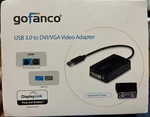 Gofanco 3.0 To Dvi/vga External Graphics Video Adapter Mac/windows USB3DVI. Fixed Price $38.00.