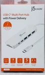 J5CREATE Usb-c Multi Port Hub With Power Delivery 7-IN-1 Functions White JCD373. Fixed Price $17.09.