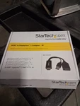 Lot Of (2) Startech Hdmi Displayport 1.2 Adapter 4K (HD2DP) - New Open Box. Fixed Price $25.00.