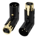 Togconn Adjustable 3-PIN Right Angle Xlr Adapter 2 Pack, 90 Degree Male/f.... Fixed Price $21.79.