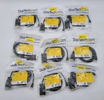 Lot Of 9 Startech.com 6FT (1.8M) Mini Displayport Adapter MDP2VGAMM6R. Fixed Price $99.00.
