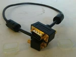 Monoprice Svga M/m Ultra Slim Monitor Cable 1.5FT A/v Nib Nos Gold PID:6358. Fixed Price $5.69.