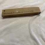 Macintosh Powerbook Video Cable Adapter Vintage 1992 Apple Computer 590-0831-A. Fixed Price $9.99.