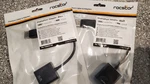 Two New Rocstor Y00DVI-BK 5.9" Displayport Dvi-d Audio/video Adapter Black. Fixed Price $15.00.