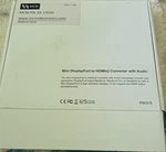 Mcm Mini Displayport To Dual Hdmi 1:2 Av Converter W/ Audio Black 83-13530. Fixed Price $22.45.