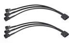 Gavemi 2 Pack Molex To 3 Pin Or 4 Fan Adapter Computer 10 Inches, Black. Fixed Price $11.12.