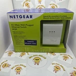 Single Netgear XE104 85 Mbps Powerline Wall Plugged 4-PORT Ethernet Switch. Fixed Price $14.99.