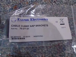 Extron Cable Cubby Aap Brackets 70-271-01. Fixed Price $11.00.