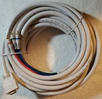 Steren 253 550IV Hdtv Svga 3RCA Component Cable, 50FT, Ivory, Brand New. Fixed Price $6.00.