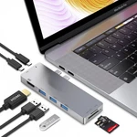 Usb Hub 8 In 1 For Macbook Pro - Air Dual Type Adapter Thunderbolt 4K 3.0. Fixed Price $38.73.
