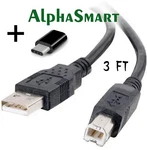 Ft Usb Data Cable Cord + Adapter Alphasmart 3000 Dana Neo Word Processor. Fixed Price $6.97.