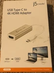 J5CREATE Usb Type-c To 4K Hdmi Adapter JCA153 60HZ. Fixed Price $14.79.