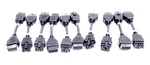 Lot Of 10 Pin 2 Row Mini Cable Connector Computer Use- Black New!. Fixed Price $120.00.