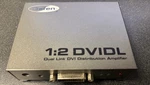 Gefen EXT-DVI-142DL Distribution Amplifier 1:2 Dvidl No Power Adapter. Fixed Price $27.00.