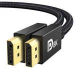 Ivanky Displayport Cable 1.4, Vesa Certified Dp 6.6FT (8K 60HZ, 4K 1.... Fixed Price $9.73.
