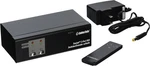 C2G 39971 Trulink 2-PORT Uxga Monitor Switcher/extender 3.5MM Audio, Remote. Fixed Price $30.00.