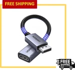Ugreen Unidirectional 4K 30HZ Dport 1.2 To Hdmi 1.4 Female Adapter, 0.66FT. Fixed Price $14.09.