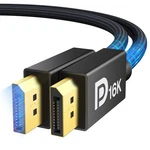 Ivanky 80GBPS Displayport Cable 2.1, 16K Dp Cord 6.6 Feet, Black. Fixed Price $14.66.
