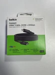Belkin Connect Usb Cable 240W+ 20GBPS. Fixed Price $29.99.