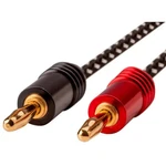 Monoprice Speaker Wire, Braided With Banana Plugs, 2-CONDUCTOR, 14AWG, 6FT. Fixed Price $19.67.