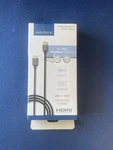 Insignia Displayport To Hdmi Cable 6 Ft 4K Ultra Gold Plated Black. Fixed Price $12.99.