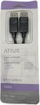Ativa Displayport To 6FT Cable 4K Resolution Black 689-772. Fixed Price $9.95.
