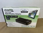 Plugable Usb 2.0 Multi-display Adapter Display-link Dvi Vga Hdmi New Sealed. Fixed Price $26.50.