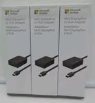 3 Pack Microsoft Surface Mini Displayport To Vga Adapter EJQ-00001 *new*. Fixed Price $10.00.