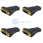 Hdmi Dvi-d Female Adapter Gold Plated Connector Lot Of 4. Fixed Price $13.49.