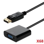 Lot Of 68 New Addon DISPLAYPORT2VGA 1.2 Adapter Cables 8" M/f. Fixed Price $199.99.