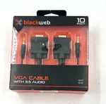 Blackweb Vga Cable With 3.5 Audio 10 Ft. Fixed Price $10.95.