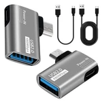 2 Pack Otg Cable Adapter For Fire Tv STICK,90 Degree Left & Right Space Gray. Fixed Price $14.69.