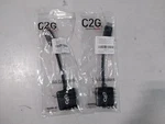 C2G 54323 Displayport To Vga Female Active Adapter Converter 8IN Taa - 2PK. Fixed Price $16.99.