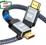 Highwings Short 8K Hdmi Cable 1FT/0.3M 48GBPS, Ultra Speed Braided Cor. Fixed Price $12.72.