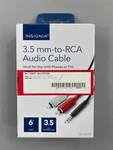 Open Box Insignia - 6' Stereo Audio Rca Cable Black. Fixed Price $8.20.