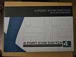 Vga Kvm Switch, Yinker Port Usb W/4 Cables & 3 Hubs .... Fixed Price $25.00.