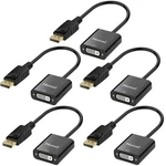 Moread (dp) To Dvi Adapter, 5 Pack, Gold-plated D.... Fixed Price $57.44.