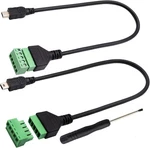 Zdycgtime Mini Usb 2.0 5-PIN Female Screw Terminal Connector,. Fixed Price $13.03.